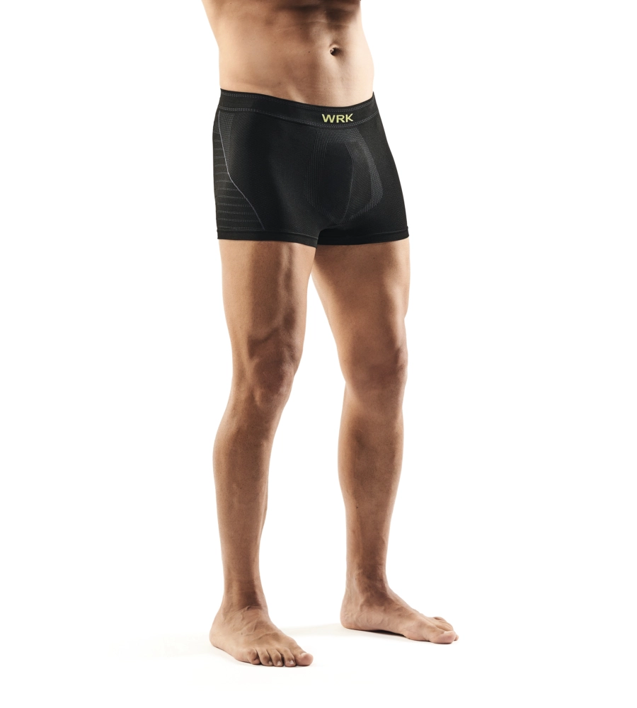 3 PEZZI BOXER UOMO TECNICO "WRK202" IN FIBRA DRYARN COLORE NERO, TG S/M - WRK